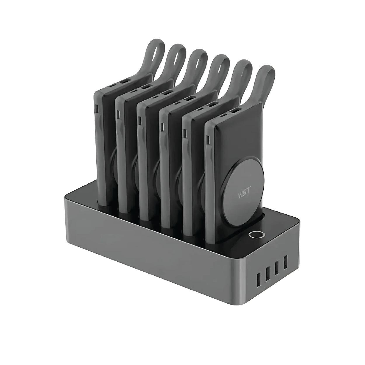 WST 6-in-1 Magnetic Wireless Power Bank Docking Station Multi-Interface Fast Charging Hub (SN)