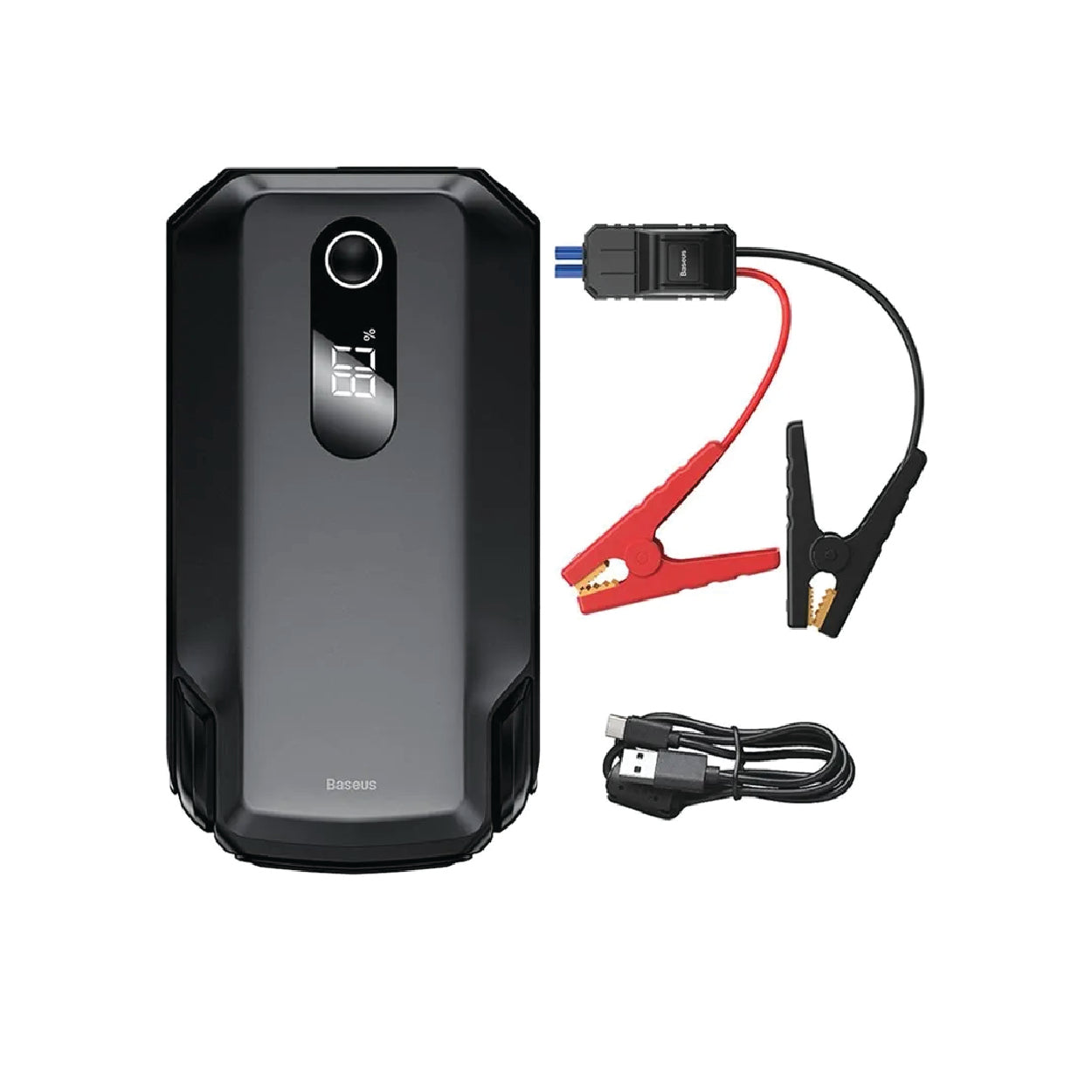 Baseus Super Energy Pro 12000mAh Car Starter and Power Bank - 1000A, USB, Black C00245800U03-Z1 (SN)