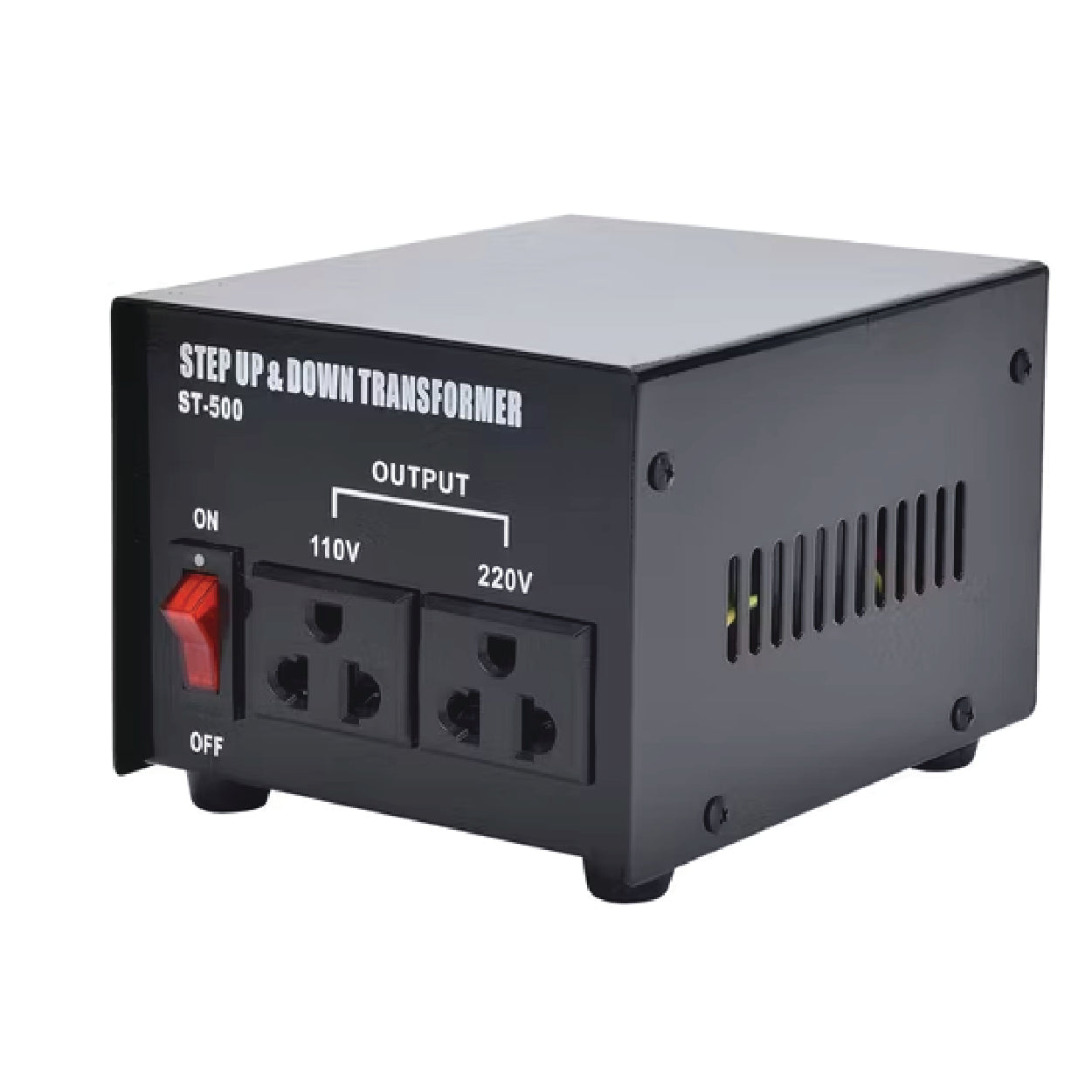 ST Series 500W Heavy-Duty Step Up/Down  Transformer  -High-Power Dual Voltage Converter