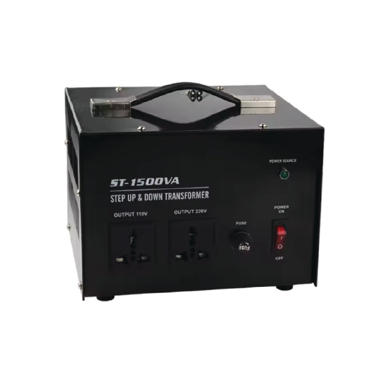 Philux ST-1500VA Step Up & Step Down Voltage  Transformer – 110V/220V Reliable Power Converter