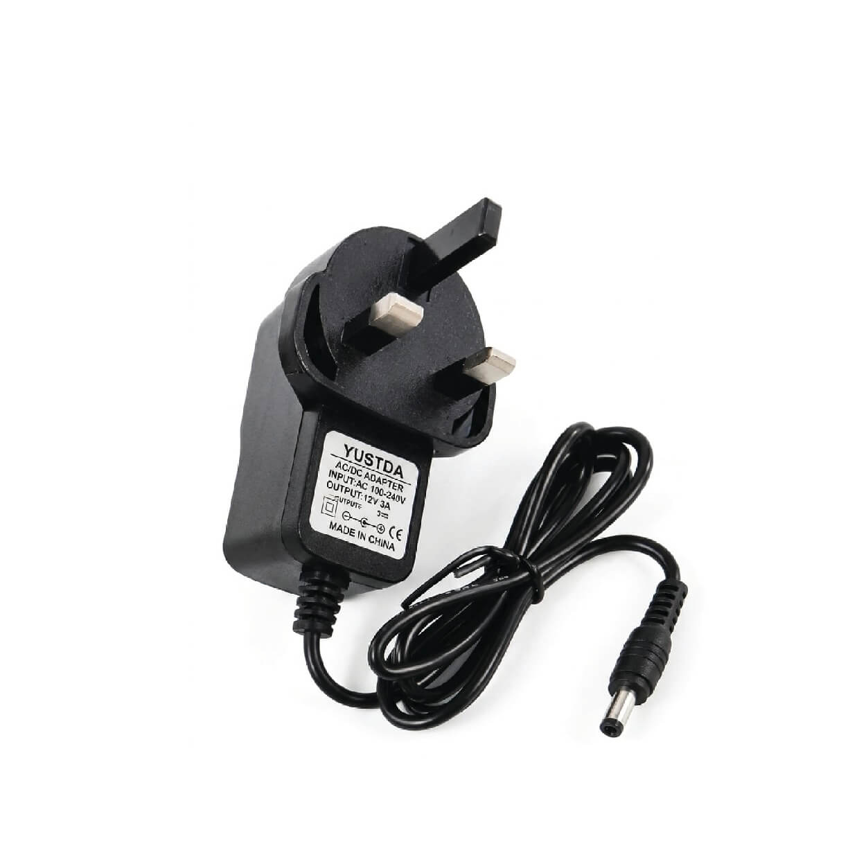AC/DC Power Adapter 12V 2A (Model 1220) – 24W  Universal Power Supply (100–240V Input)