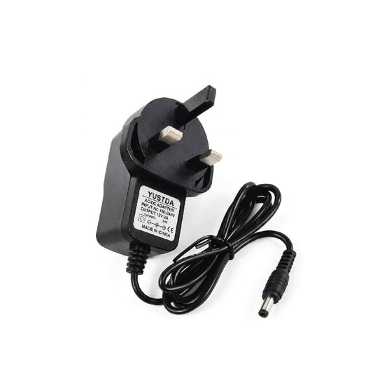AC/DC Power Adapter 12V 2A (Model 1220) – 24W  Universal Power Supply (100–240V Input)