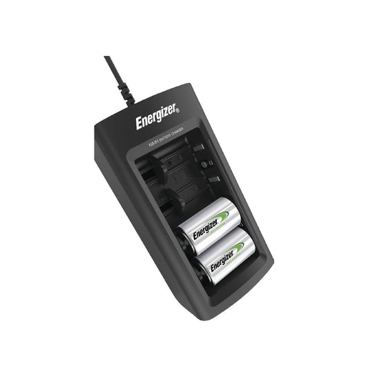 Energizer Universal Battery Charger CHFC3 – Multi- Size NiMH Charger for AA, AAA, C, D & 9V Batteries