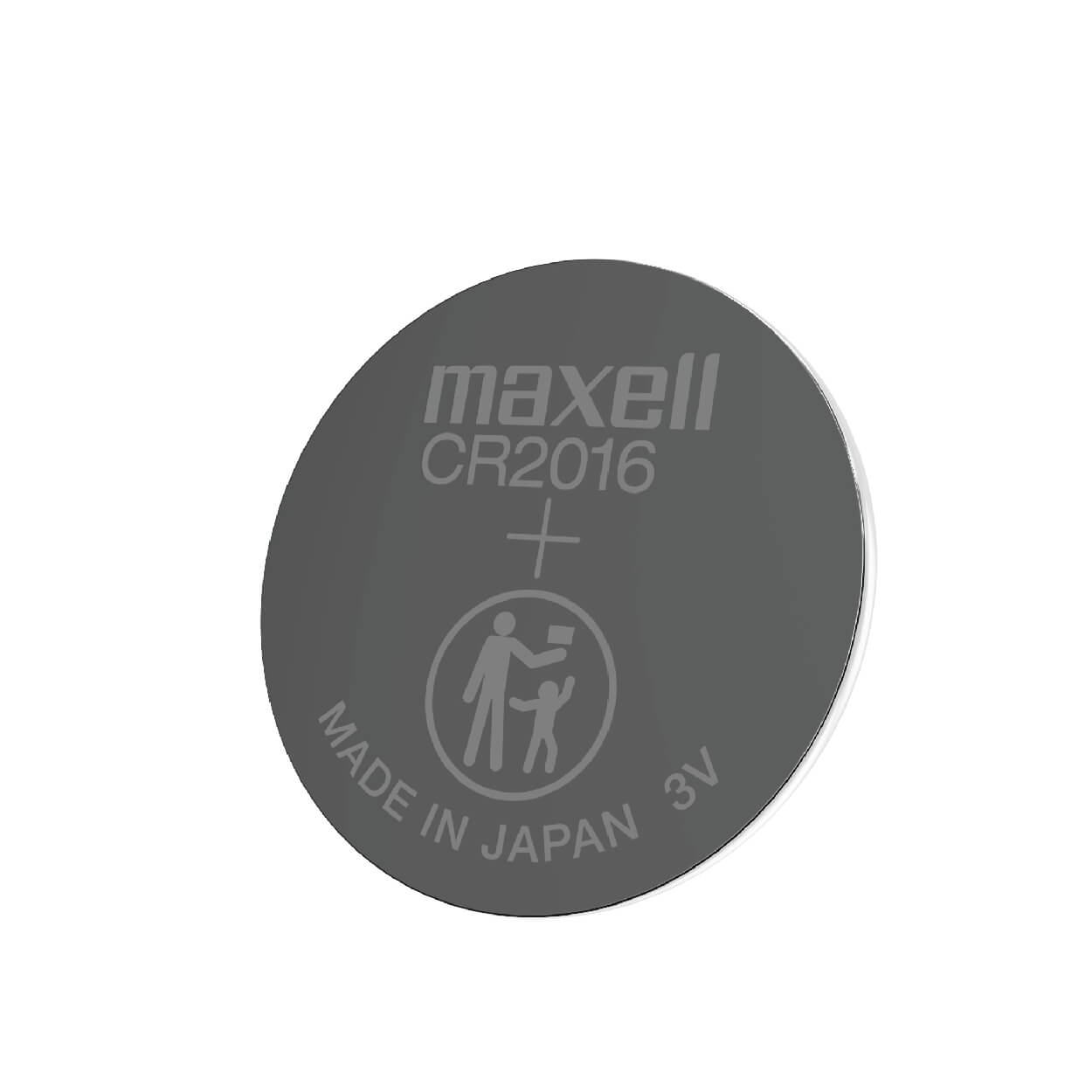 Maxell CR2016 3V Lithium Coin Cell Batteries  (90 mAh) – Reliable Long-Lasting Power Pack