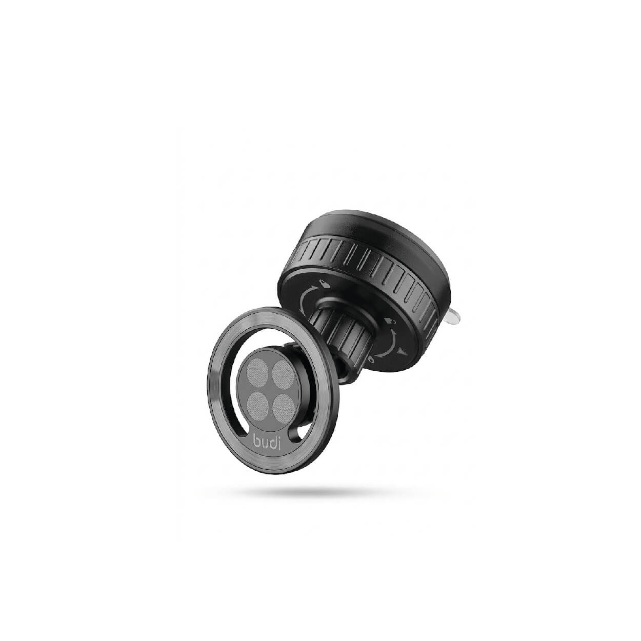 Budi CM589B 2-in-1 Universal Magnetic Car Mount –  Ultra Magnetic 720° Rotation Phone Holder