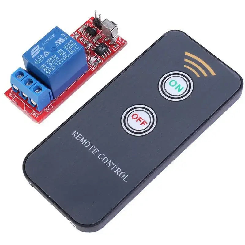 1-Channel IR Remote Self-Lock Relay Board 6V