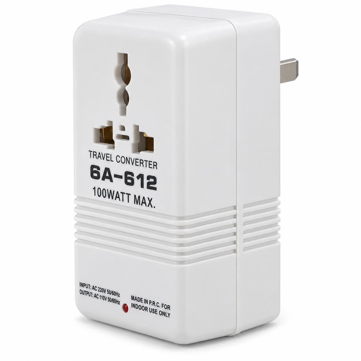 محول جهد كهربائي 110 فولت-220 فولت 80 واط رافع وخافض للجهد