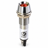 XD8-1 8mm Power Indicator Lamp 220V Brass 2-Pin