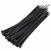 Max Fix Nylon Cable Ties 4.8x450mm Black Heavy-Duty 100pcs