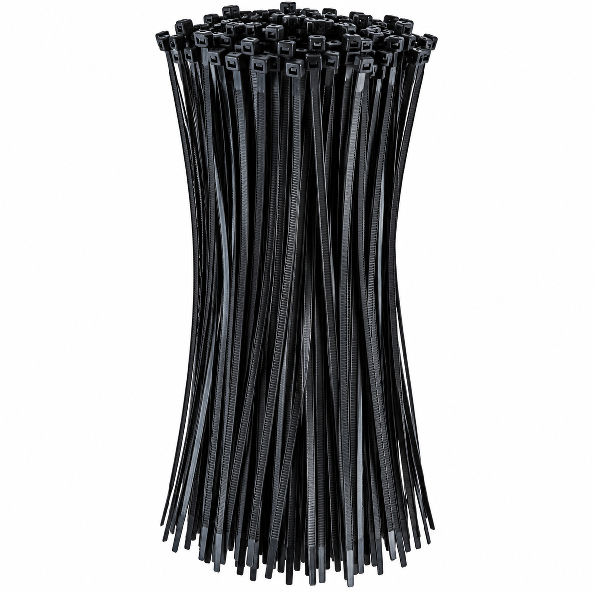 Max Fix Nylon 66 Cable Ties 4.8x150mm UL 94V-2 100pcs
