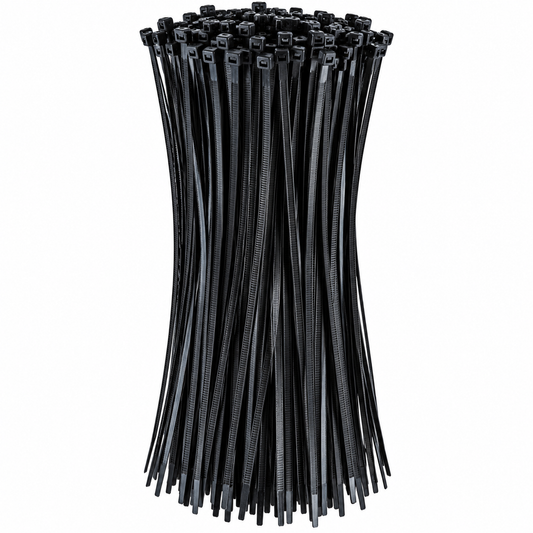 Max Fix Nylon 66 Cable Ties 4.8x150mm UL 94V-2 100pcs