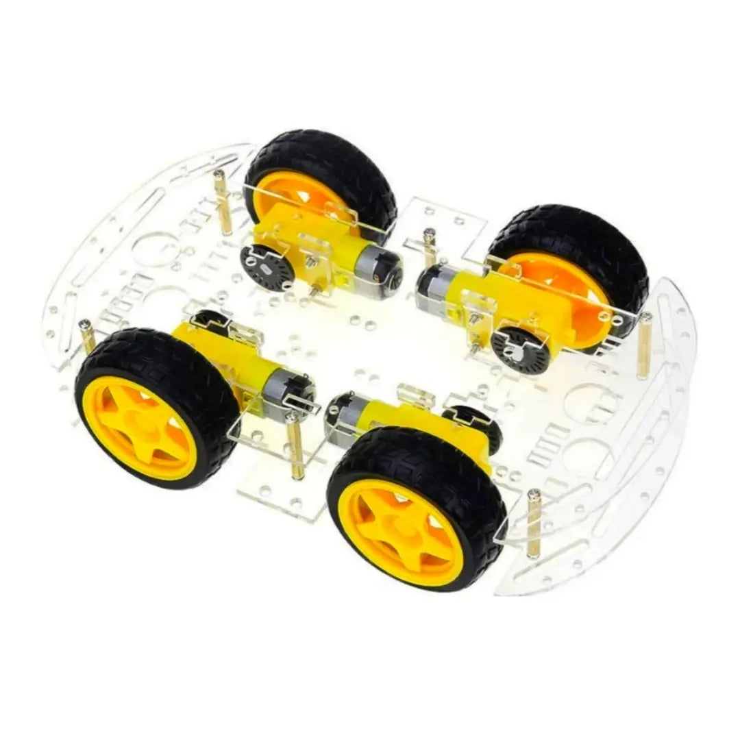 4WD Smart Car Chassis Kit 03 Assembled