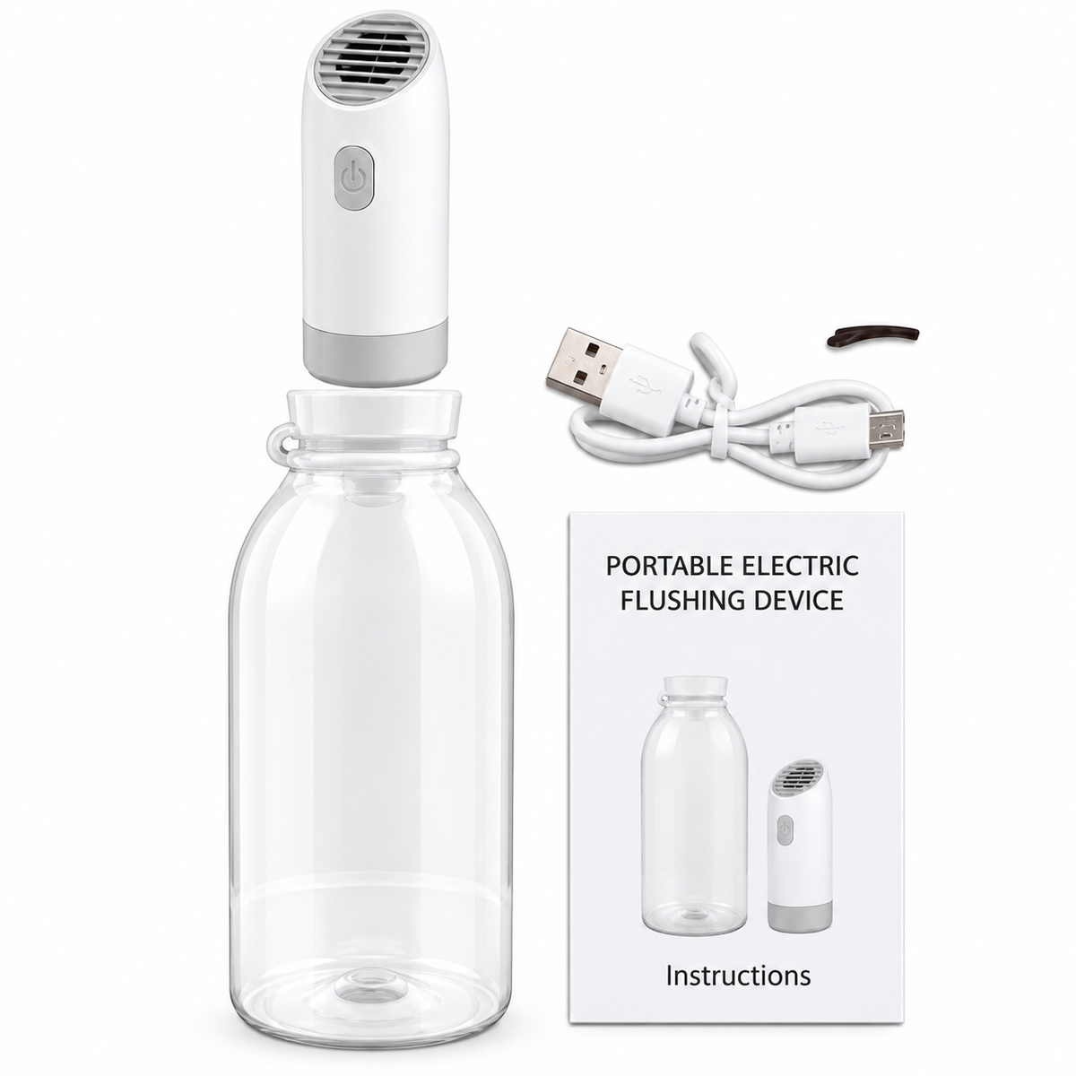 LS-208 Portable Electric Travel Bidet USB Rechargeable Sprayer