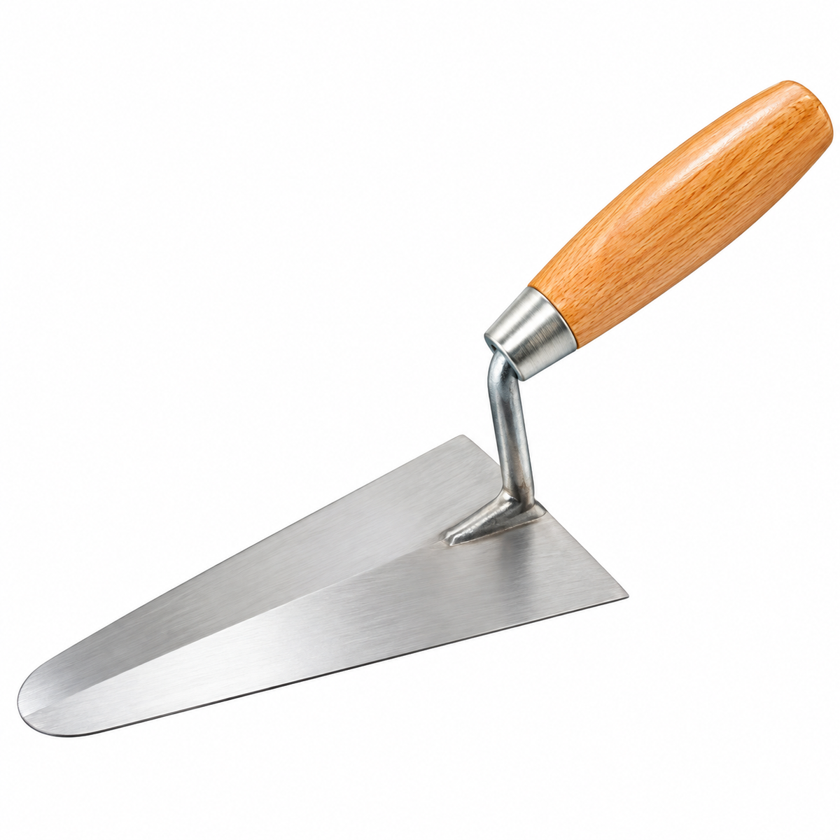 180mm Wooden Handle Round Bricklaying Trowel