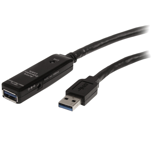 5m USB 3.0 (5Gbps) Active Extension Cable - M/F