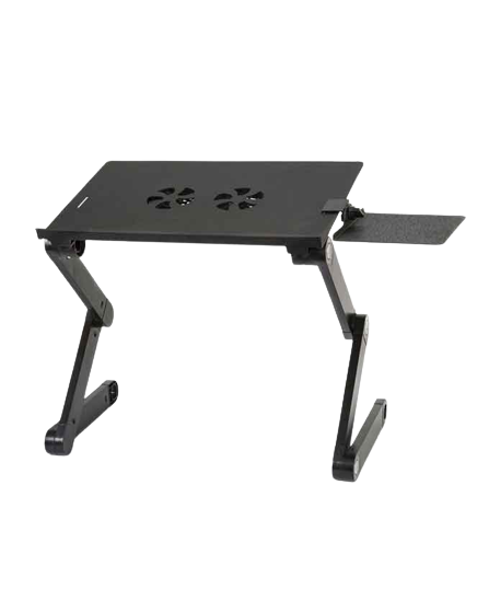 T8 Multi-Functional and Foldable Laptop Table (Black)