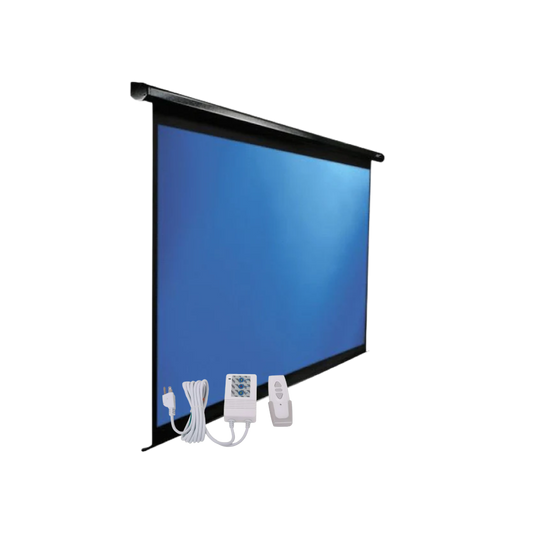 ELECTRIC PROJECTOR SCREEN 200 CM X 200 CM with remote