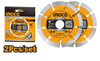 INGCO SET SEGMENTED DISCS X2 4 1/2 SUPER SELECT