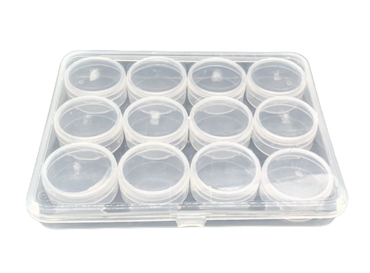 PLASTIC STORAGE BOX(12Pc boxes Set) Storage Box  (White)