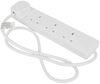 Multi Plug Extension | 4 Socket Extension Cable | 1m Extension Lead