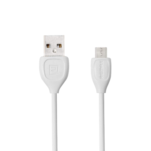 كابل بيانات LESU RC-050m Micro USB بطول 1 متر لنقل البيانات والمزامنة والشحن السريع - أبيض