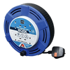 10m Cable Cassette Reel 4 Socket 10A Extension Lead