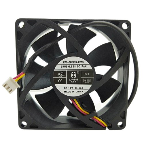 Computer Fan 80*80*25MM 12V 0.40A 8CM 3-Wire