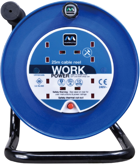 work power 25m 13A 4G Extension Reel