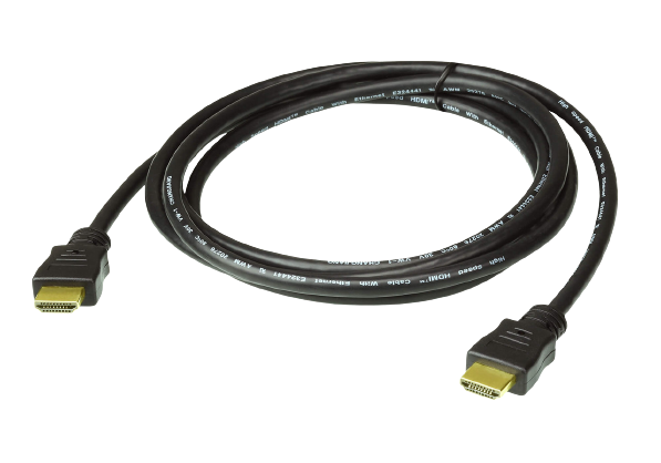 HDMI Cable w. Ethernet, 3m, 8K, BLACK, HDMI male / HDMI  male, High Speed, 3D, HDR