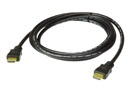 HDMI Cable w. Ethernet, 3m, 8K, BLACK, HDMI male / HDMI  male, High Speed, 3D, HDR