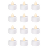 White Tealight Flameless LED Candles 12ct