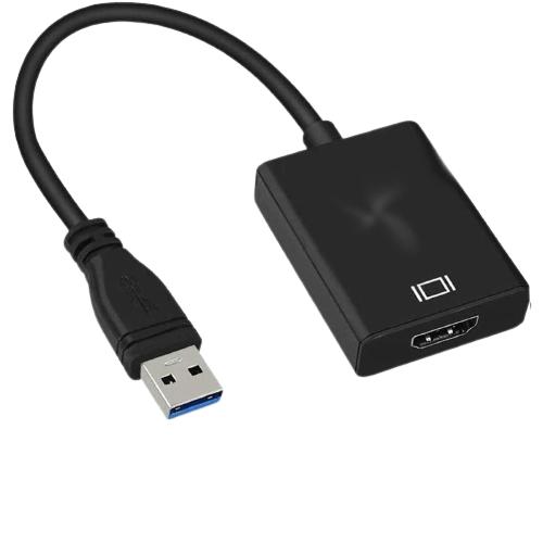 محول USB إلى HDMI - 3.0 - أسود