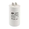 AC450V 50uF 4-Pin Air Conditioner Compressor Motor  Run Capacitor White