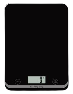 Mai Digital Kitchen Scale, 15 Kg, Black