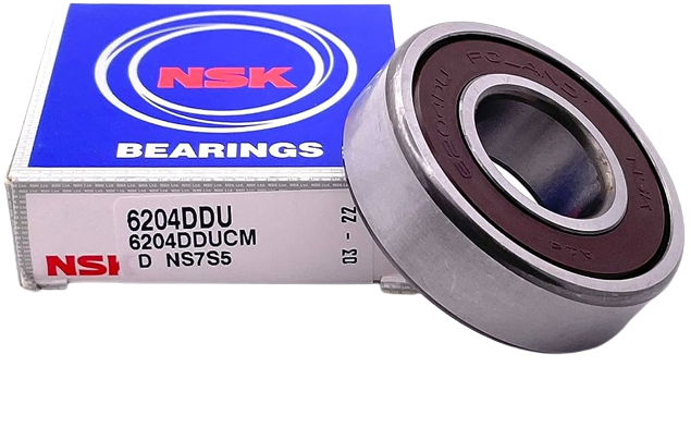 NSK 6204 DDU 6204 -2RS Ball Bearing 20x47x14 mm Deep Groove Ball Bearing 6204 DDUCM