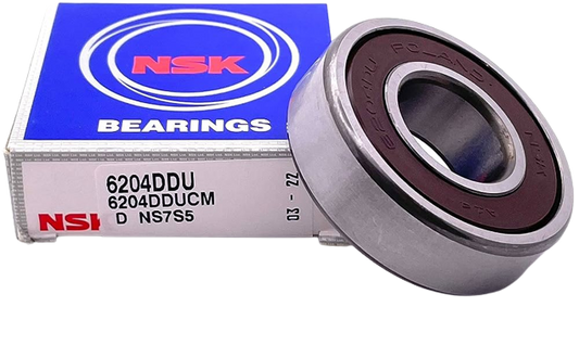 NSK 6204 DDU 6204 -2RS Ball Bearing 20x47x14 mm Deep Groove Ball Bearing 6204 DDUCM