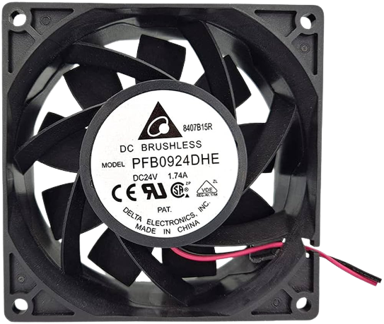 Computer Fan 24V DC 2 Wire 1.74A 92×38mm