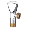 SS and Brass Long Angle Valve, Size: 1/2"x1/2"