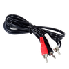 STEREO AUDIO CABLE 3.5MM JACK 2 MALE 2 X RCA 1.5M