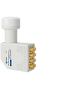 OCTO LNB LNC 8 participants Direct TV Full HD 3D 4K UHD + Gold Plated Contacts + Weather Protection (Extendable) with 16 FREE Gold Plated F-Connectors