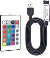 IR Wireless Led Remote Controller 5V 24 Keys - Alqamarshop