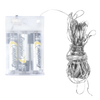 100 LED Battery Micro Lights Silver Wire 10m (Batteries Not Included) - Alqamarshop