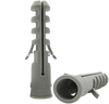 Plastic Drywall Hollow Wall Anchors   Expansion Pipe White High Quality Good Elasticity 100pcs 10mm