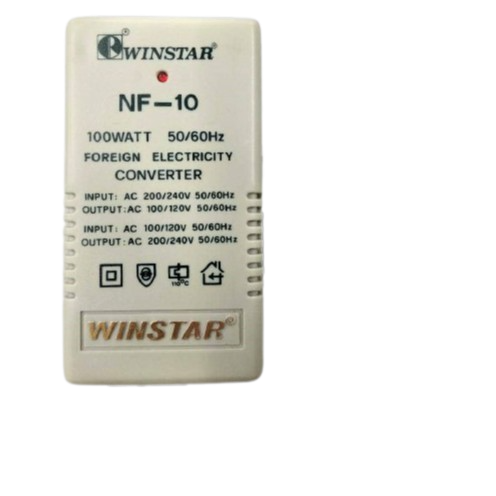 محول كهرباء خارجي من WINSTAR لرفع وخفض الجهد NF-10 (100 واط)