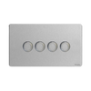 Dimmer Stainless Steel 4 Gang 2 Way 250W - Alqamarshop