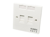KUWES DOUBLE FACEPLATE  CAT6 - Alqamarshop