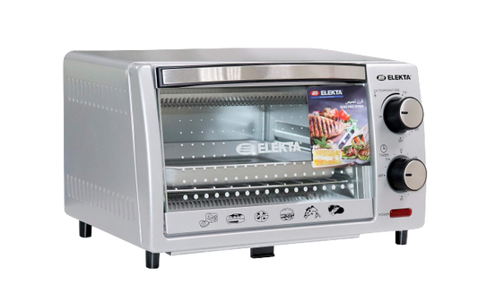 Elekta Toaster Oven Electric Oven, Silver  9 Liter ETO-911(A)