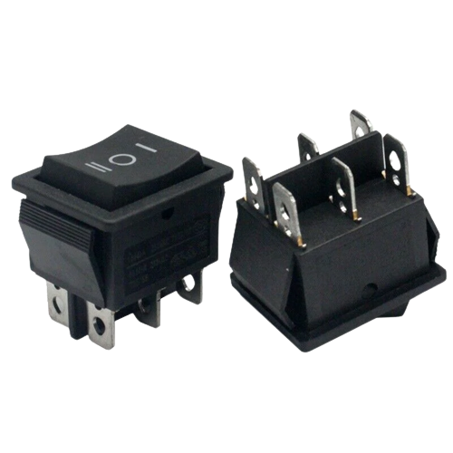 Switch On-Off-On 16A 250VAC KCD4 6 Pin Dim: 25x21mm