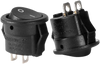 Control electrical 2 Position Oval Rocker Switch AC 6A/12A/250V  10A/125V 2 Pin ON-OFF SPST - Alqamarshop