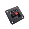 Speaker Amplifier Wire Clip Audio jack Socket WP2-5 2Port terminal box stage terminal clamp speaker square Power WP 2 Pin - Alqamarshop